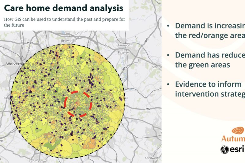 Autumna increases enquiries for care homes using geospatial software